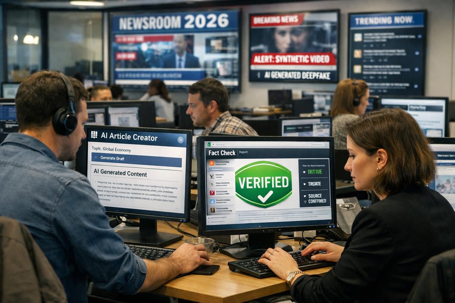 découvrez comment les médias réinventent leurs stratégies face à l'essor des contenus générés par intelligence artificielle dans l'ère du web synthétique.