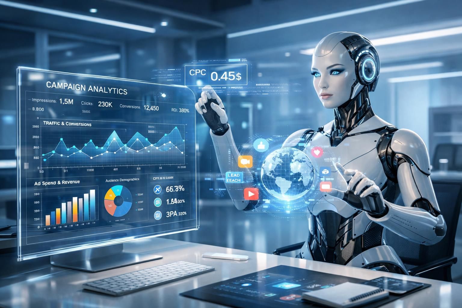 découvrez comment l'intelligence artificielle révolutionne la publicité automatisée et explorez les limites de sa capacité à gérer les campagnes marketing de manière autonome.